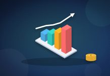 Calculer le ROI d’un salon professionnel : méthode, indicateurs et exemple chiffré Illustration d’un graphique en hausse symbolisant le retour sur investissement d’un salon